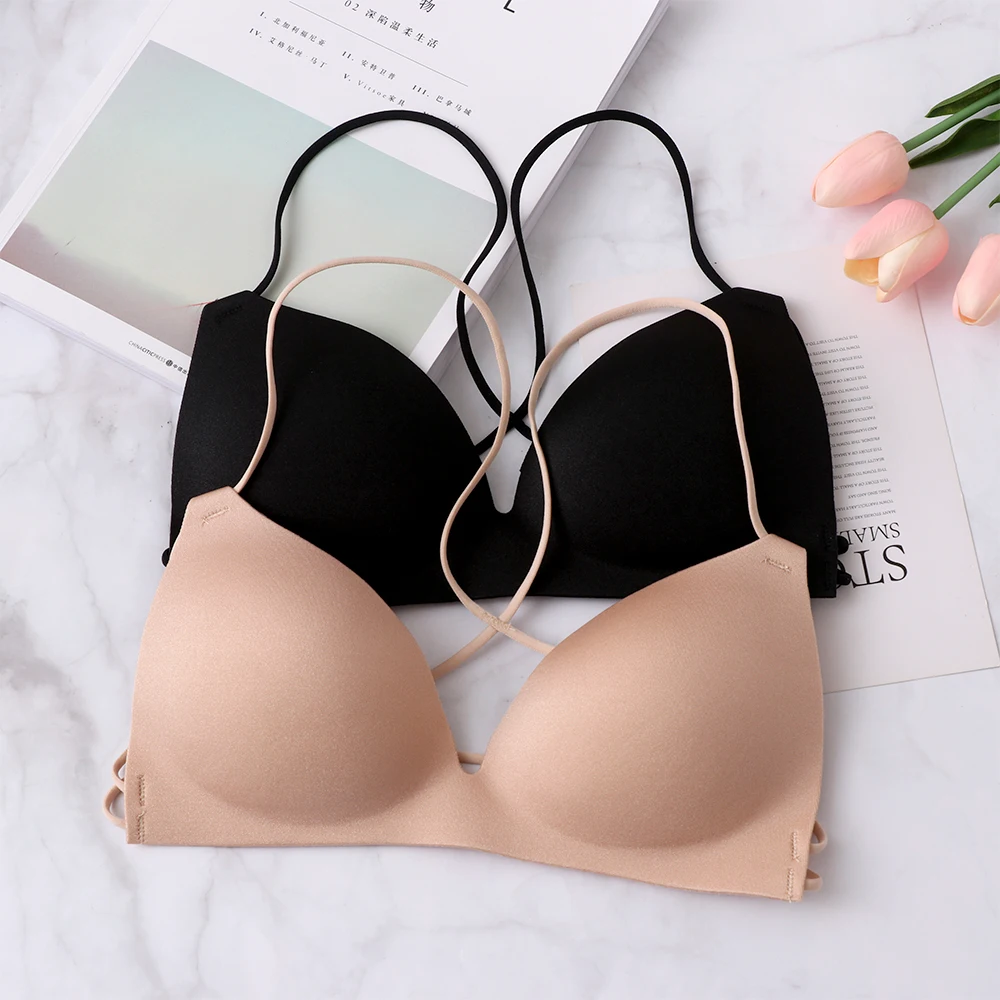 Sexy Padded Bra Women Wireless Stretch Bra Bralette Tank Top Ladies Fashion Sexy Cross Strap Casual Top Lingerie Underwear
Sexy Padded Bra Women Wireless Stretch Bra Bralette Tank Top Ladies Fashion Sexy Cross Strap Casual Top Lingerie Underwear