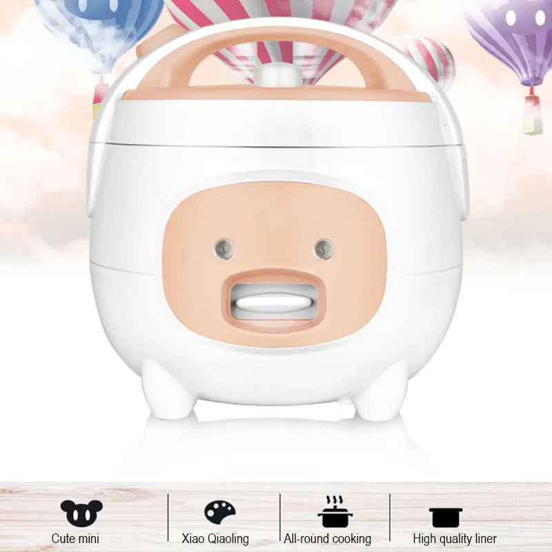 Mini Rice Cooker Electric Cooker Heating Lunch Box Picnic Box Kitchen Portable Multifunctional MEIYUN 1.2L
Mini Rice Cooker Electric Cooker Heating Lunch Box Picnic Box Kitchen Portable Multifunctional MEIYUN 1.2L