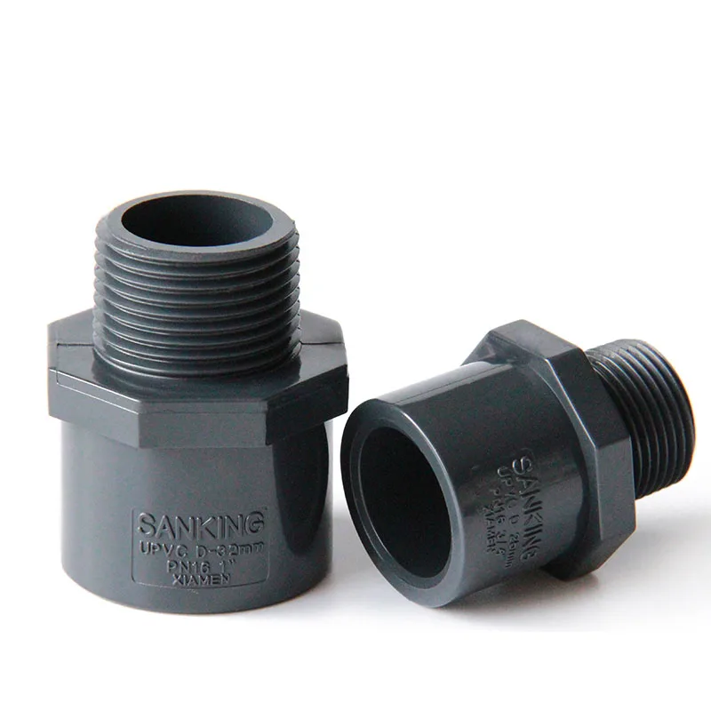 gogo PVC outside thread direct UPVC water supply pipe chemical fittings external thread joints
gogo PVC outside thread direct UPVC water supply pipe chemical fittings external thread joints