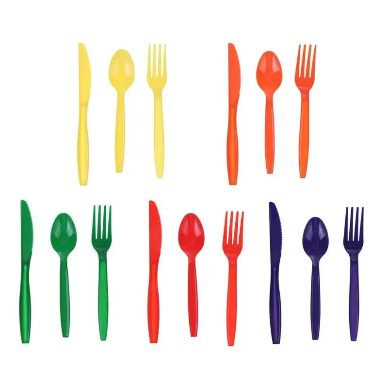 15pcs/Set Portable Plastic Tableware Scoop Fork Knife Party Birthday Kids Outdoor Camping Kitchen Cutlery Tools Dropshipping
15pcs/Set Portable Plastic Tableware Scoop Fork Knife Party Birthday Kids Outdoor Camping Kitchen Cutlery Tools Dropshipping