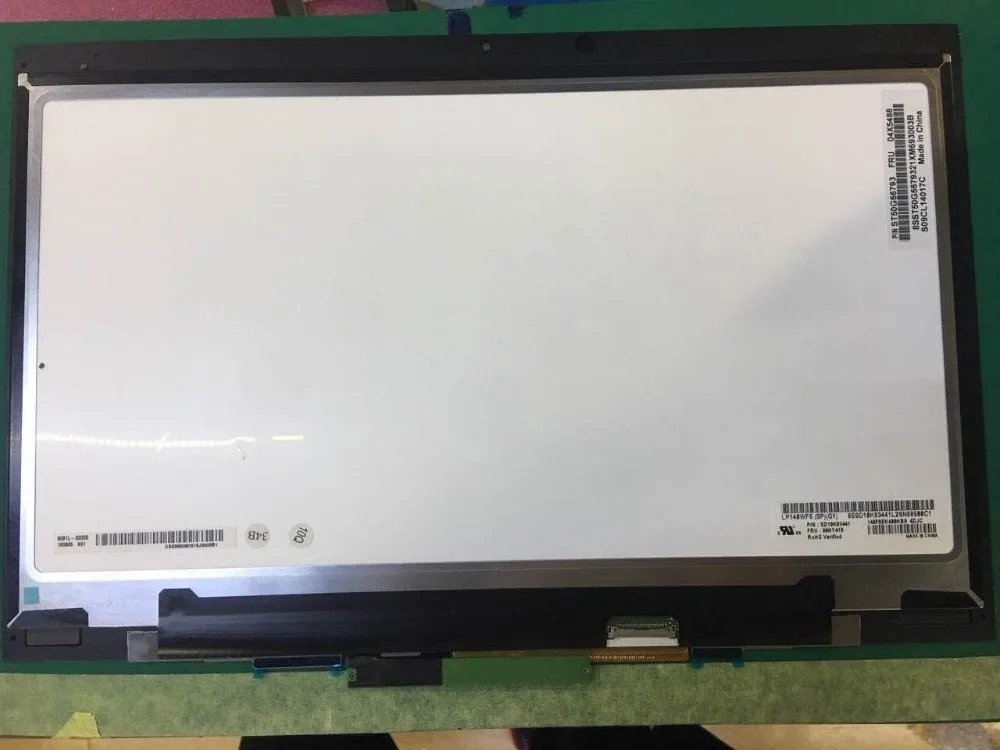 14 0 "LCD сенсорный экран для Lenovo Thinkpad X1 Yoga LCD + дигитайзер сборка B140HAN01.8 FHD 1920*1080