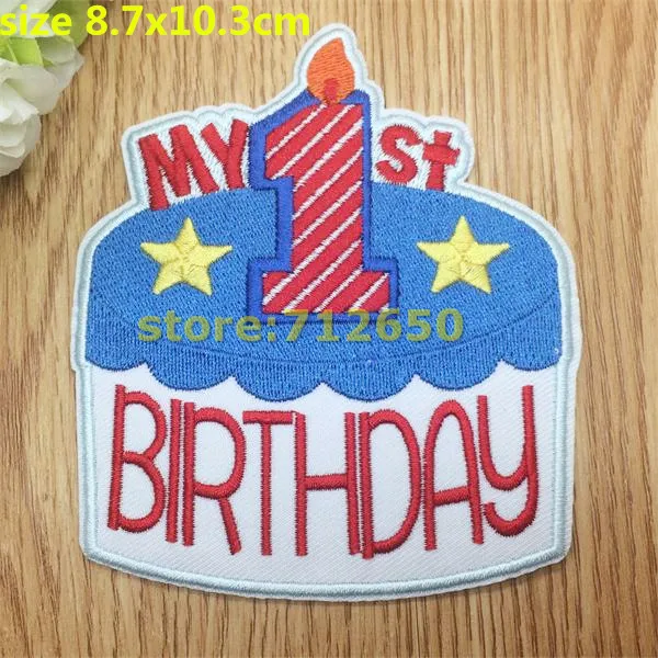 New arrival 10 pcs My 1st Birthday Embroidered patch iron on Applique XP garment embroidery patch DIY accessory
New arrival 10 pcs My 1st Birthday Embroidered patch iron on Applique XP garment embroidery patch DIY accessory