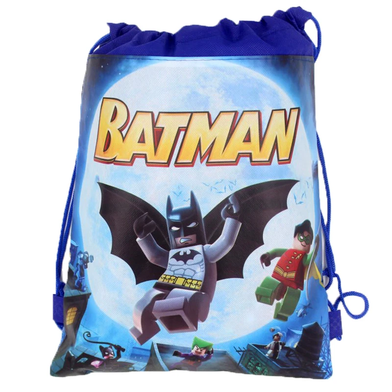 1pcs Birthday Party Mochila Kids Boys Favors Non-woven Fabric Backpack Batman Theme Drawstring Gifts Bags Loot Bag Decorations
1pcs Birthday Party Mochila Kids Boys Favors Non-woven Fabric Backpack Batman Theme Drawstring Gifts Bags Loot Bag Decorations