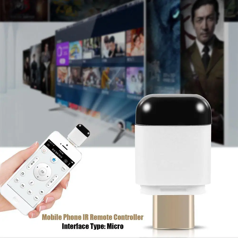 Universal Mobile Phone IR Control Extender Mobile Phone remote contoller OTG Type C Interface for Android phone TV r25
Universal Mobile Phone IR Control Extender Mobile Phone remote contoller OTG Type C Interface for Android phone TV r25