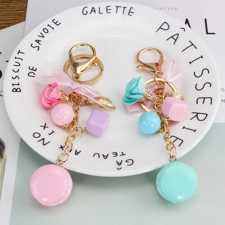 Fashion DIY Macaron Cake KeyChain Auto Key Chains Llaveros Charm Pendant Porte Clef for Car Key Ring Bag Accessories Women Gifts
Fashion DIY Macaron Cake KeyChain Auto Key Chains Llaveros Charm Pendant Porte Clef for Car Key Ring Bag Accessories Women Gifts