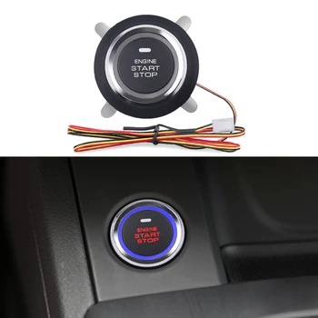 12V Car Engine Push Start Stop Button Ignition Starter Engine Starter Switch Keyless Entry Push Start System
12V Car Engine Push Start Stop Button Ignition Starter Engine Starter Switch Keyless Entry Push Start System