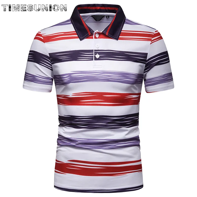 Mens Fashion 2019 Lapel Man Polo Shirt Men Breathable White Striped Short Sleeve Polo Shirt Cotton Work Clothes Polos
Mens Fashion 2019 Lapel Man Polo Shirt Men Breathable White Striped Short Sleeve Polo Shirt Cotton Work Clothes Polos