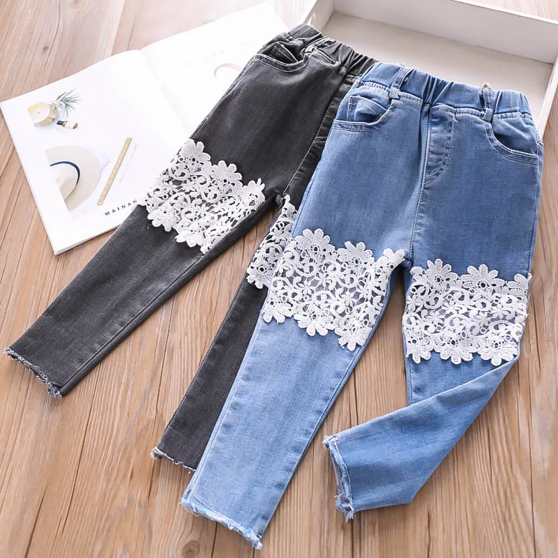 Roimyal Wholesale 2019 spring 2 color girls knee lace flowers decorative micro-elastic 2-6 years old girls feet jeans
Roimyal Wholesale 2019 spring 2 color girls knee lace flowers decorative micro-elastic 2-6 years old girls feet jeans