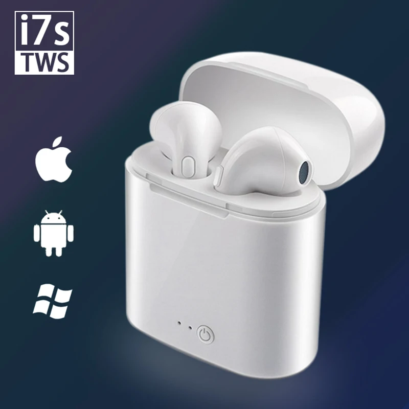i7s TWS Mini Wireless Bluetooth Earphone Stereo Earbud Headset With Charging Box Mic For i7 tws Iphone Xiaomi All Smart Phone
i7s TWS Mini Wireless Bluetooth Earphone Stereo Earbud Headset With Charging Box Mic For i7 tws Iphone Xiaomi All Smart Phone