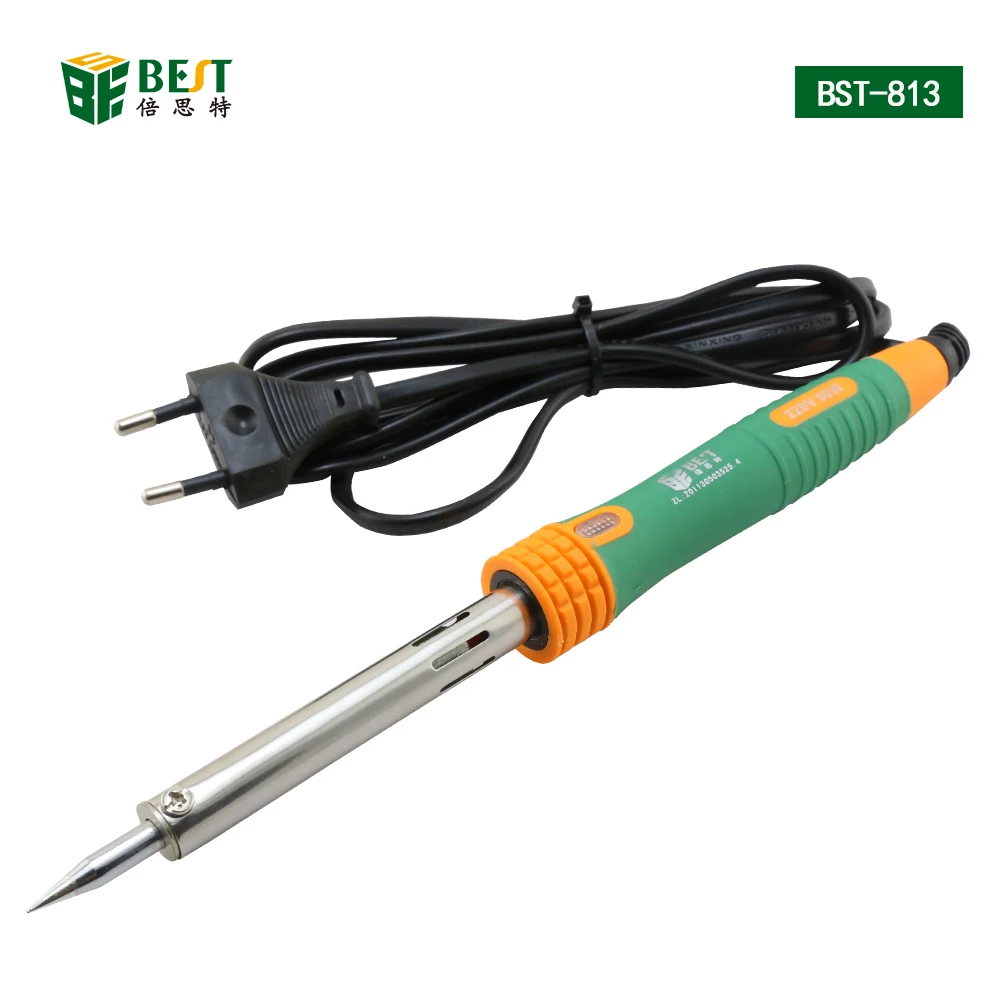 BST-813 30W 40W 50W 60W high quality heating tool lightweight hot welding iron electric Soldering iron
BST-813 30W 40W 50W 60W high quality heating tool lightweight hot welding iron electric Soldering iron