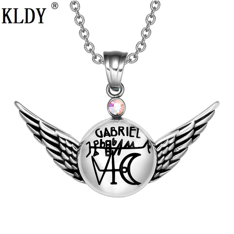 KLDY женское ожерелье Волшебная Планетарная мощность Archangel Gabriel Крылья Ангела