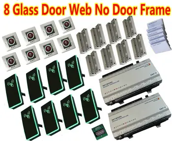 8 Glass Door IP Panel Full Kit with Web Access Controller System Configure with Door Frameless Glass door lock and wiegand read
8 Glass Door IP Panel Full Kit with Web Access Controller System Configure with Door Frameless Glass door lock and wiegand read