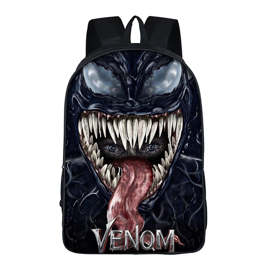 Fashion Venom Backpack Boys Large Capacity Book bag Black Men's Rucksack Casual Daypack School Bags mochila Teenage Travel Bag
Fashion Venom Backpack Boys Large Capacity Book bag Black Men's Rucksack Casual Daypack School Bags mochila Teenage Travel Bag