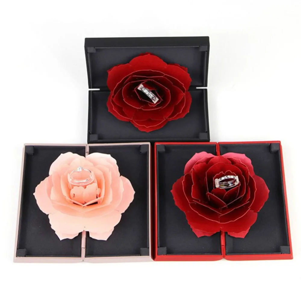 Dropshipping Foldable Rose Ring Box For Women 2019 Creative Jewel Storage Paper Case Small Gift Box For Rings
Dropshipping Foldable Rose Ring Box For Women 2019 Creative Jewel Storage Paper Case Small Gift Box For Rings