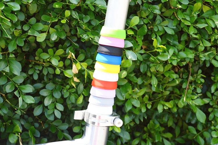Colored Bicycle seatpost spacing ring limit 25.4mm 31.8mm handlebar fixing silicone
Colored Bicycle seatpost spacing ring limit 25.4mm 31.8mm handlebar fixing silicone