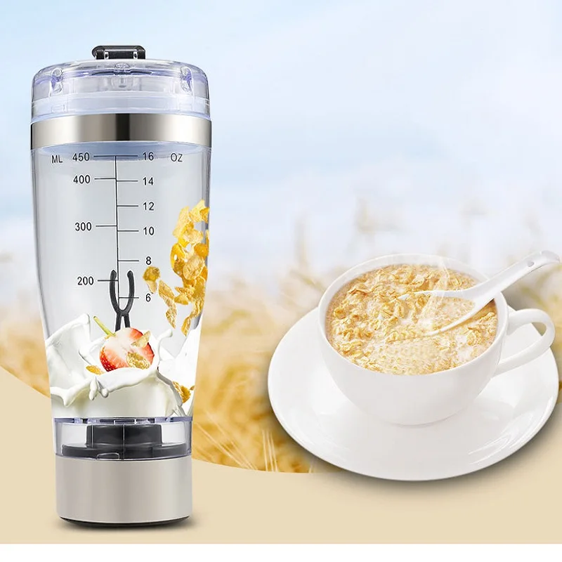 450ml Coffee Milk Automatic Mixing Cup Self Stirring Stainless Steel Thermal Cup Electric Lazy Smart Double Insulated Cup
450ml Coffee Milk Automatic Mixing Cup Self Stirring Stainless Steel Thermal Cup Electric Lazy Smart Double Insulated Cup