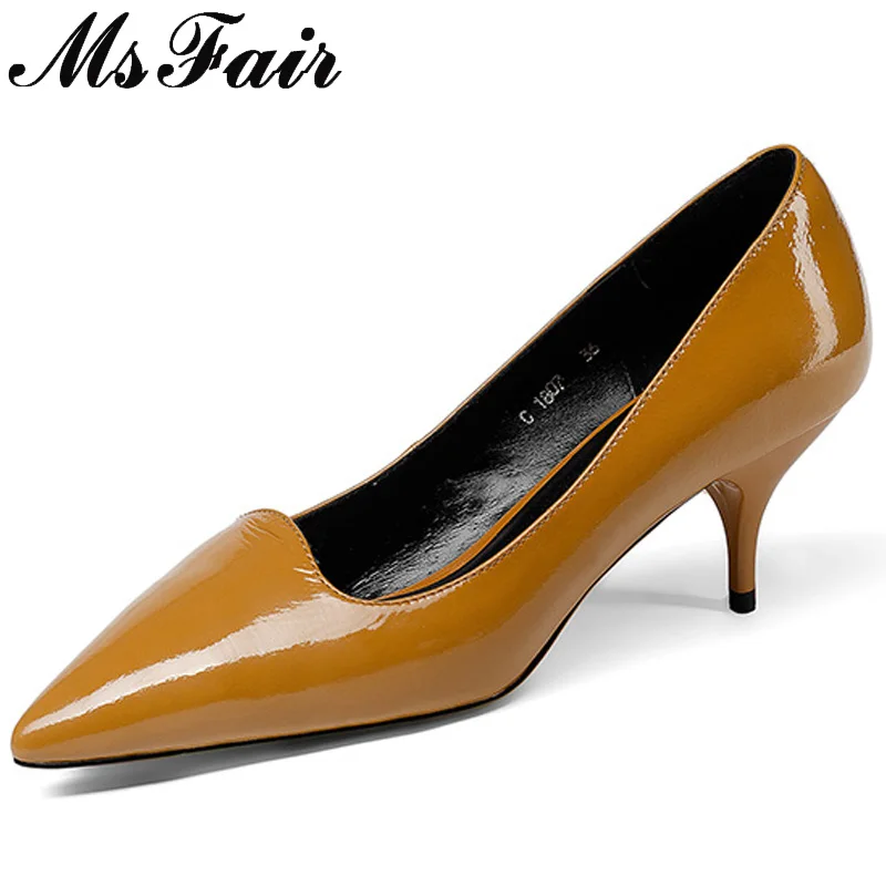 MSFAIR Spike Heels Pointed Toe Women Pumps Casual Fashion Sewing Ladies Single Shoes 2018 Spring Shallow High Heel Women's Pumps 
MSFAIR Spike Heels Pointed Toe Women Pumps Casual Fashion Sewing Ladies Single Shoes 2018 Spring Shallow High Heel Women's Pumps