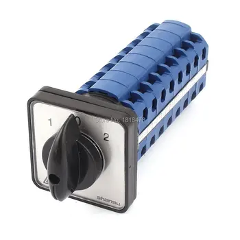 LW28-20 AC 660V 20A 32 Screw Terminal 3 Position Electric Rotary Selector Cam Changeover Switch
LW28-20 AC 660V 20A 32 Screw Terminal 3 Position Electric Rotary Selector Cam Changeover Switch