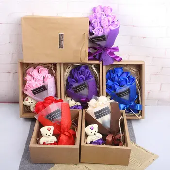 7 Red Rose Soap Bouquet Gift Box Creative Scented Soap Flower Rose Simulation Rose Valentine's Day Birthday Gift Decor
7 Red Rose Soap Bouquet Gift Box Creative Scented Soap Flower Rose Simulation Rose Valentine's Day Birthday Gift Decor