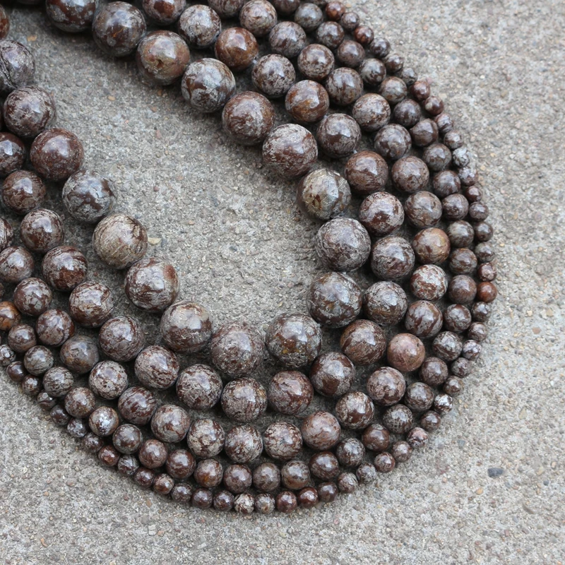 Natural stone red snow stone beads round pine ball beads 4/6/8/10/12mm DIY bracelet jewelry
Natural stone red snow stone beads round pine ball beads 4/6/8/10/12mm DIY bracelet jewelry