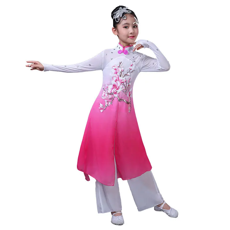 New children's classical dance costumes girls umbrella dance fan dance costumes girls ethnic dance elegant
New children's classical dance costumes girls umbrella dance fan dance costumes girls ethnic dance elegant