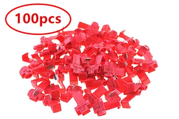 100pcs 22-18 Gauge Double Run Solderless Wire Connectors Tap in Quick Splice Connector Electrical Wire Splice Connectors
100pcs 22-18 Gauge Double Run Solderless Wire Connectors Tap in Quick Splice Connector Electrical Wire Splice Connectors