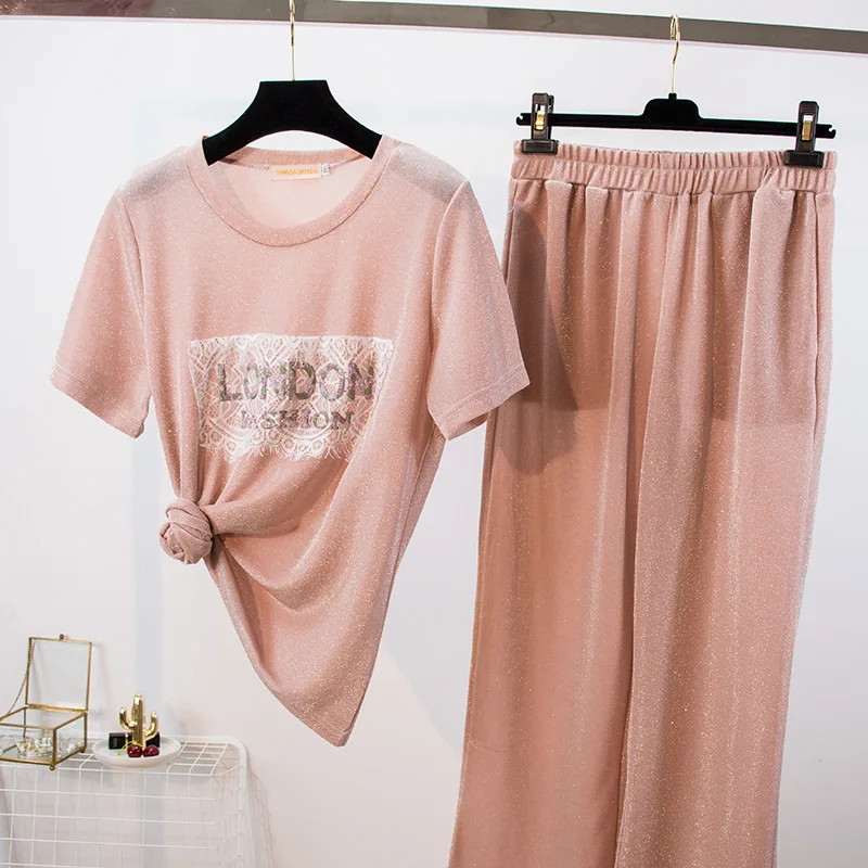 Taotrees Large Size Loose Summer Suits Women's T-shirt and Wide Leg Pant Two Piece Sets
Taotrees Large Size Loose Summer Suits Women's T-shirt and Wide Leg Pant Two Piece Sets