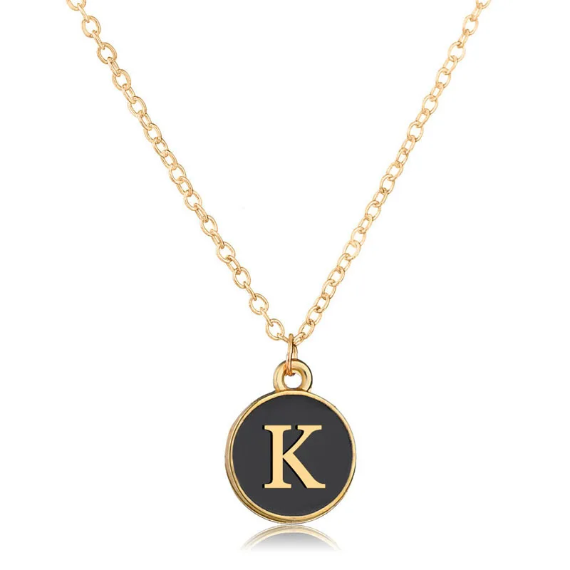 Tiny Gold Initial Necklace Gold Letter black enamel Necklace Initials Name Necklaces Pendant for Women Girls Best Birthday Gifts
Tiny Gold Initial Necklace Gold Letter black enamel Necklace Initials Name Necklaces Pendant for Women Girls Best Birthday Gifts