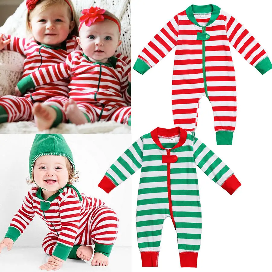 2018 christmas baby girl clothes romper kids one pieces Jumpsuits Pajamas 0-18M infant kid striped clothes baby Rompers costumes
2018 christmas baby girl clothes romper kids one pieces Jumpsuits Pajamas 0-18M infant kid striped clothes baby Rompers costumes