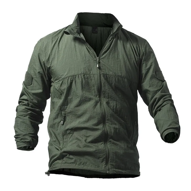Summer men's Quick Dry Lightweight Skin Coat Waterproof Jacket Men Casual Thin Breathable Sun protection clothing
Summer men's Quick Dry Lightweight Skin Coat Waterproof Jacket Men Casual Thin Breathable Sun protection clothing