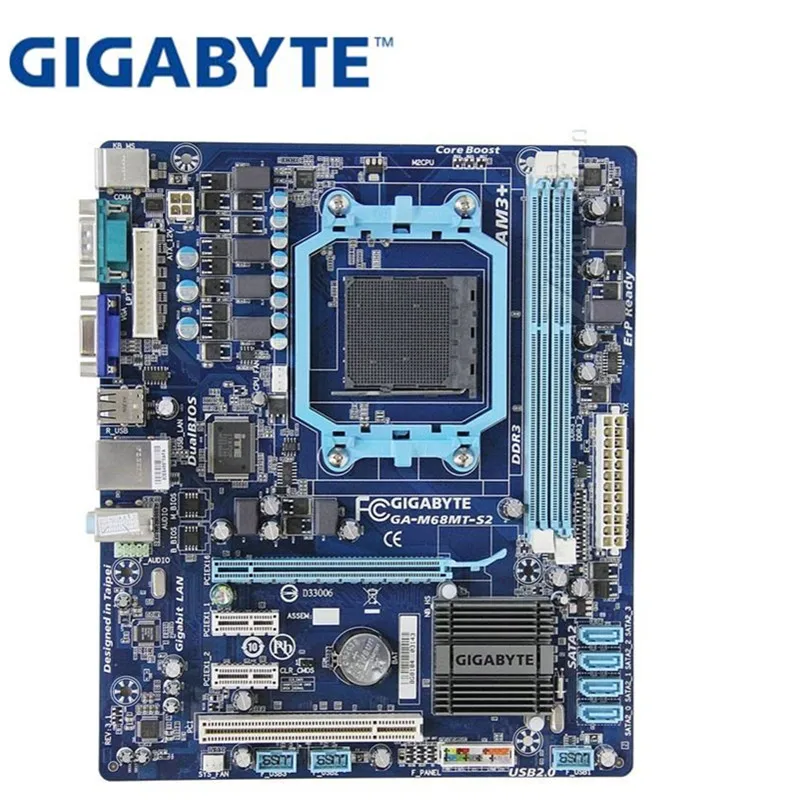 GIGABYTE GA-M68MT-S2 Desktop Motherboard 630A Socket AM3 For Phenom II Athlon II Phenom DDR3 8G Used M68MT-S2
GIGABYTE GA-M68MT-S2 Desktop Motherboard 630A Socket AM3 For Phenom II Athlon II Phenom DDR3 8G Used M68MT-S2