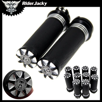 1.25'' Rubber Grips Handle CNC Handlebar Hand Grips For Harley Sportster 883 1200 Touring Dyna Softail Custom
1.25'' Rubber Grips Handle CNC Handlebar Hand Grips For Harley Sportster 883 1200 Touring Dyna Softail Custom