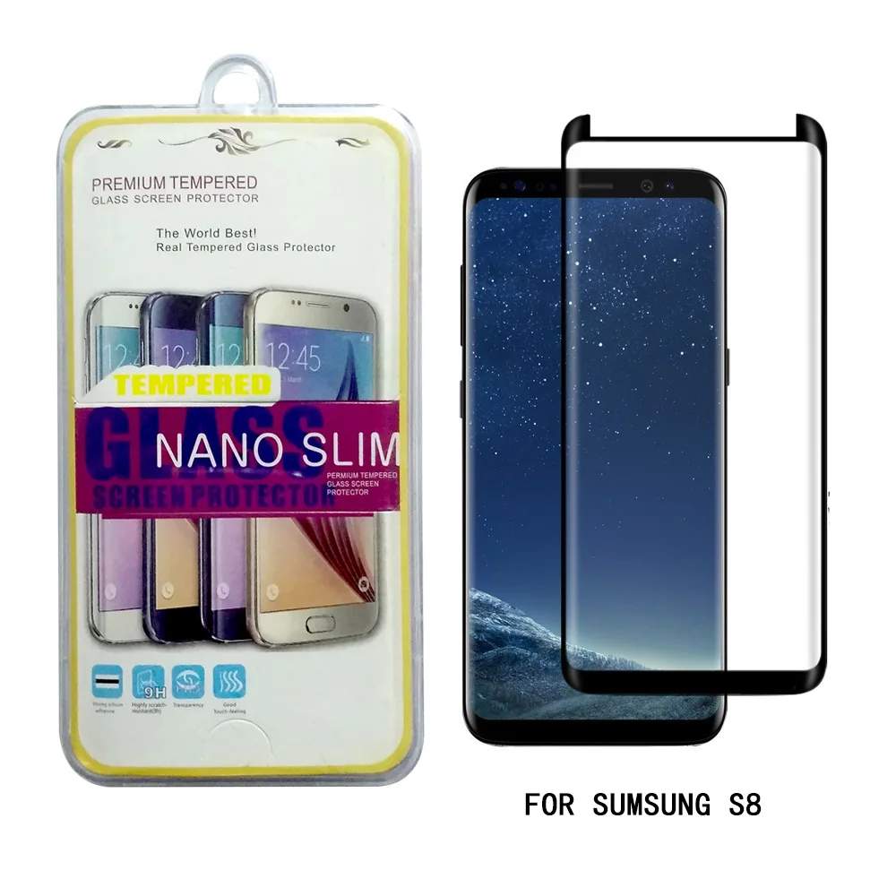 camdems 100pcs 9H Glass Screen Protector 3D Curved Full Cover Protective Film For Samsung Note9 S7 Edge S6 edge S8 Note8 box
camdems 100pcs 9H Glass Screen Protector 3D Curved Full Cover Protective Film For Samsung Note9 S7 Edge S6 edge S8 Note8 box