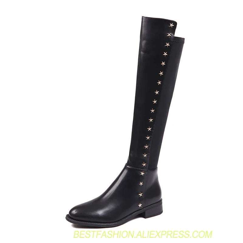 knee high boots ladies black boots comfortable autumn and winter leather women's shoes fashion rivets platform shoes women's
knee high boots ladies black boots comfortable autumn and winter leather women's shoes fashion rivets platform shoes women's