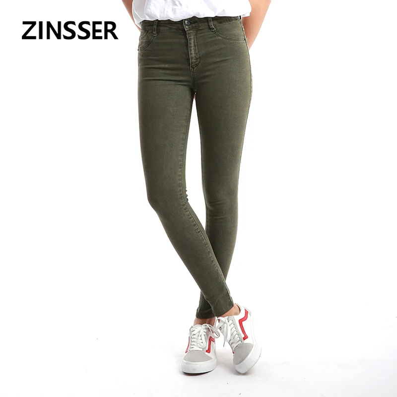 Autumn Winter Women Denim Skinny Pants Super Stretch Fake Front Pocket Medium Waist Colorful Slim Elastic Lady Jeans
Autumn Winter Women Denim Skinny Pants Super Stretch Fake Front Pocket Medium Waist Colorful Slim Elastic Lady Jeans