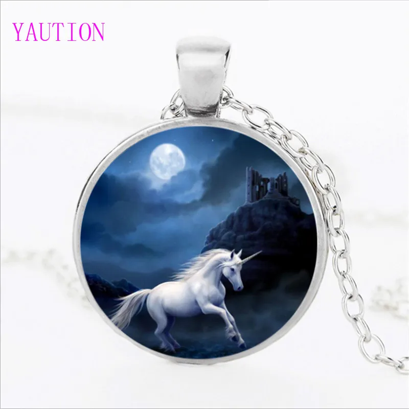 Подвеска в виде единорога 3 цвета под заказ|personalized necklace|unicorn necklacenecklace blue |