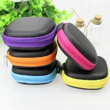 Saco de armazenamento caso para fone de ouvido eva fone de ouvido recipiente cabo fones armazenamento caixa bolsa saco titular (sem fone de ouvido)(China)