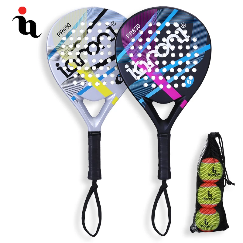 Ианони буксировочный PaddleBall ракетка три крикет шары полоса контрастного цвета
