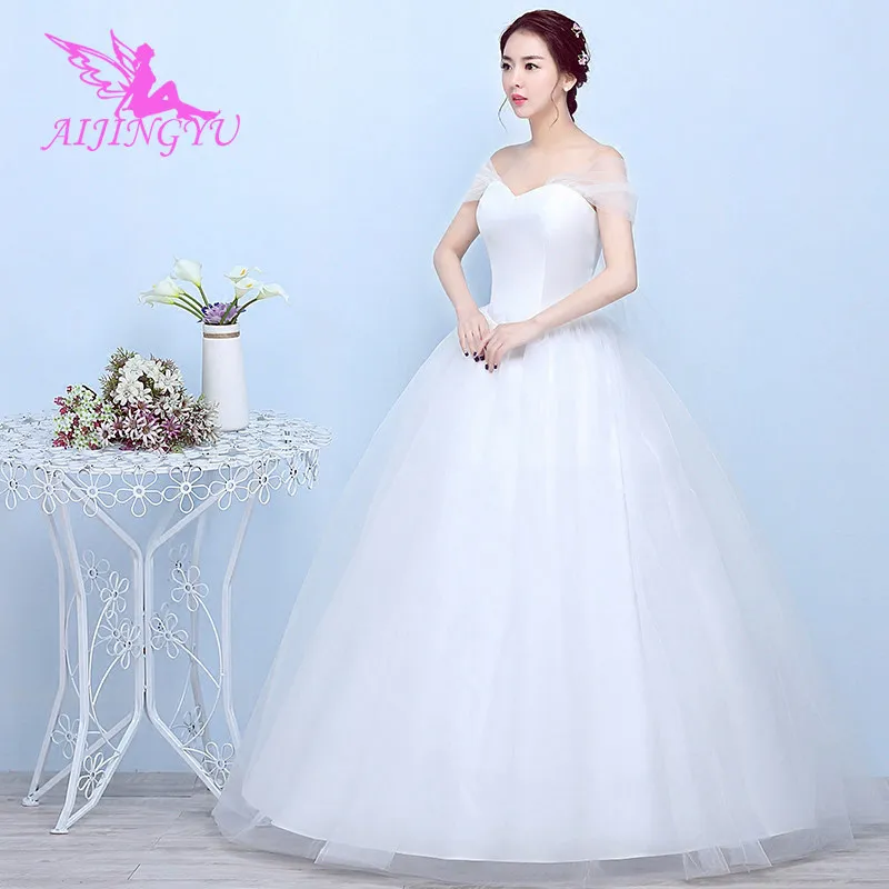AIJINGYU 2018 bridal free shipping new hot selling cheap ball gown lace up back formal bride dresses wedding dress FU297
AIJINGYU 2018 bridal free shipping new hot selling cheap ball gown lace up back formal bride dresses wedding dress FU297