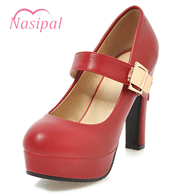 Nasipal Big Size 34-43 Shoes Woman Platform Pumps Thick High Heeled Shoes For Women Footwear Round Toe Shallow Pumps Shoes C390
Nasipal Big Size 34-43 Shoes Woman Platform Pumps Thick High Heeled Shoes For Women Footwear Round Toe Shallow Pumps Shoes C390