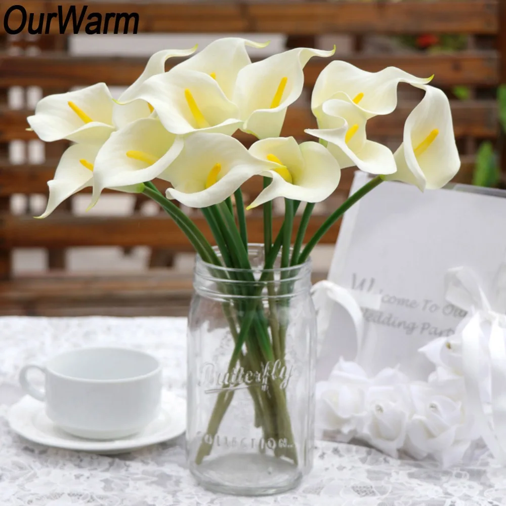 OurWarm 2PCS Cheap Artificial Fake Calla Flowers Bouquet Real Touch Silk Plastic Flowers Home Table Wedding Party Decoration
OurWarm 2PCS Cheap Artificial Fake Calla Flowers Bouquet Real Touch Silk Plastic Flowers Home Table Wedding Party Decoration