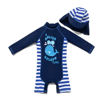 Baby Boys' Swimwear UPF 50+ Sun Protection Long Sleeves One Piece Sunsuit
Baby Boys' Swimwear UPF 50+ Sun Protection Long Sleeves One Piece Sunsuit