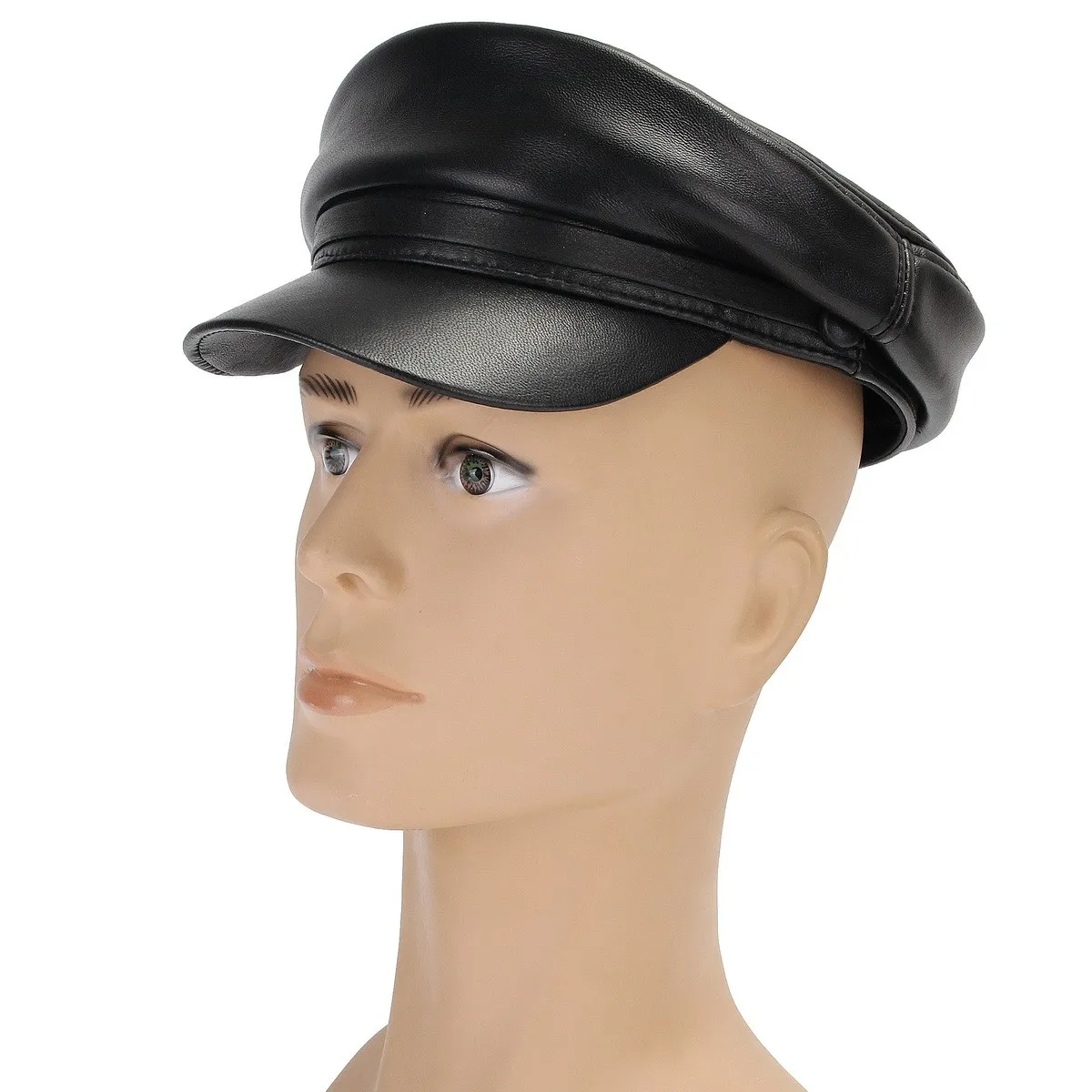 New Unisex Genuine Leather Military Cap Men Women Spring Autumn Black Army Flat Hat, Men's Golf Driving Newsboy Cap Casquette
New Unisex Genuine Leather Military Cap Men Women Spring Autumn Black Army Flat Hat, Men's Golf Driving Newsboy Cap Casquette