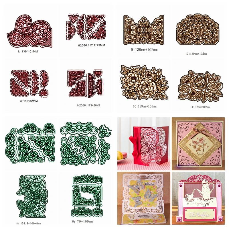 Flower Lace Edge Border Frame Metal Cutting Dies Stencil for DIY Scrapbooking Embossing Album Decoration Paper Card Craft Die
Flower Lace Edge Border Frame Metal Cutting Dies Stencil for DIY Scrapbooking Embossing Album Decoration Paper Card Craft Die