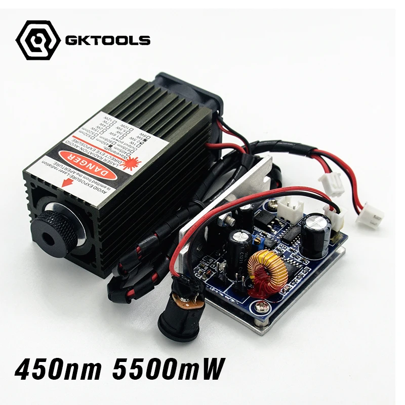 450 nm, 5500 mW 12V High Power Laser Module have TTL,Adjustable Focus Blue Laser module. DIY Laser engraver machine accessories.
450 nm, 5500 mW 12V High Power Laser Module have TTL,Adjustable Focus Blue Laser module. DIY Laser engraver machine accessories.