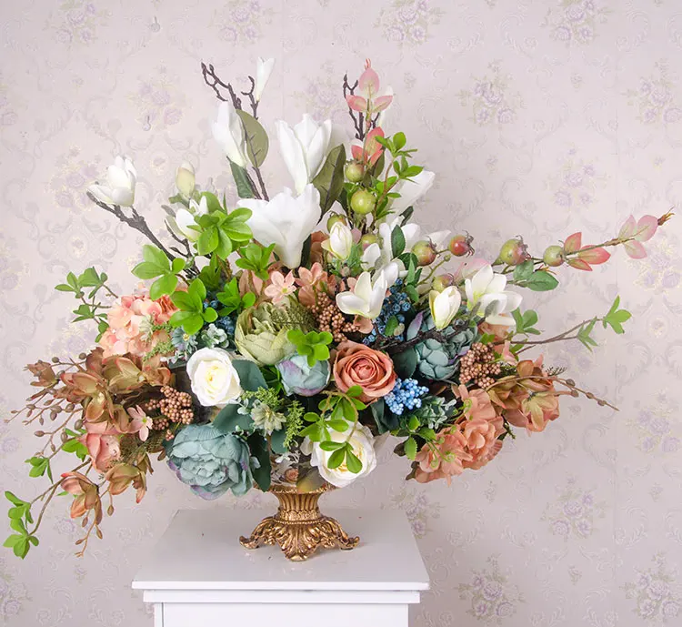 DIY Wedding props table flower with vase wedding table home decor signboard welcome area desktop artificial flower ball 1 set
DIY Wedding props table flower with vase wedding table home decor signboard welcome area desktop artificial flower ball 1 set