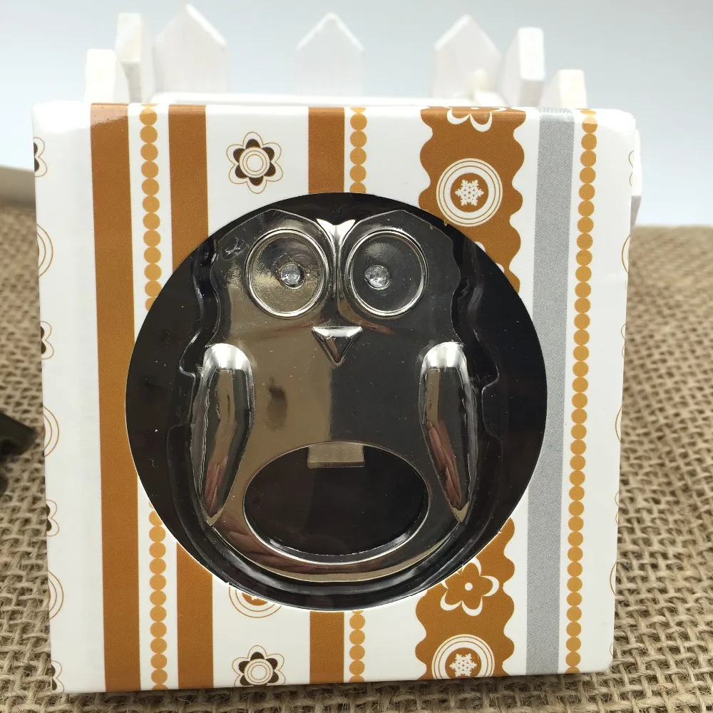 "Owl Be Seeing You" Stainless-Steel Owl Bottle Opener 80pcs Wedding party bridal shower favors Party souvenir
"Owl Be Seeing You" Stainless-Steel Owl Bottle Opener 80pcs Wedding party bridal shower favors Party souvenir