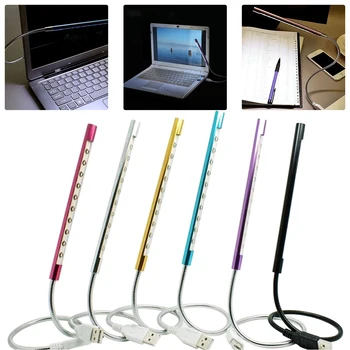 Strong light keyboard light USB 10 LED Light Lamp Flexible Book Reading Lights Eye Protection for Notebook Laptop PC Computer
Strong light keyboard light USB 10 LED Light Lamp Flexible Book Reading Lights Eye Protection for Notebook Laptop PC Computer