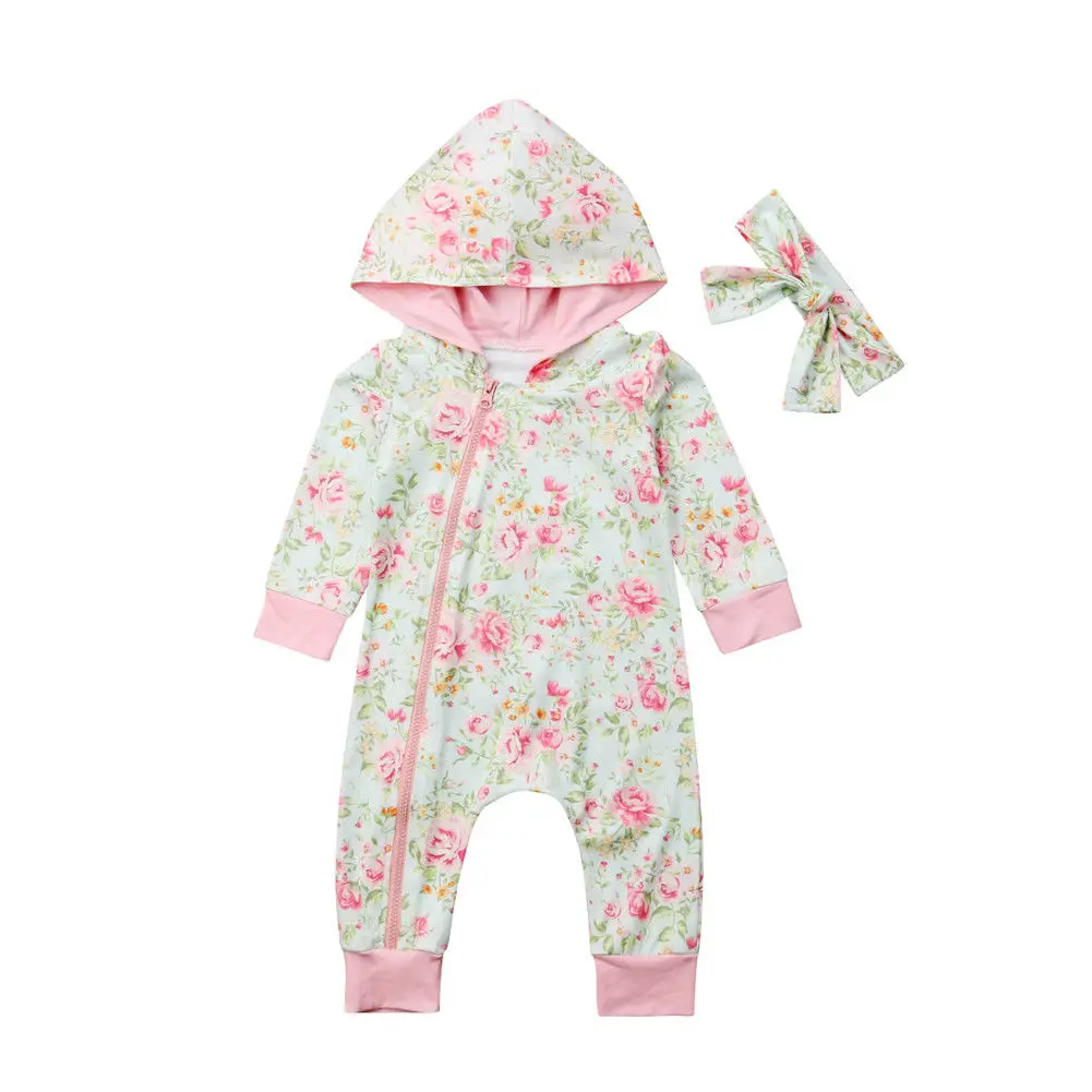 Newborn Infant Baby Girls Floral Hooded Zipper One Piece Romper Long Sleeve Jumpsuit Clothes
Newborn Infant Baby Girls Floral Hooded Zipper One Piece Romper Long Sleeve Jumpsuit Clothes