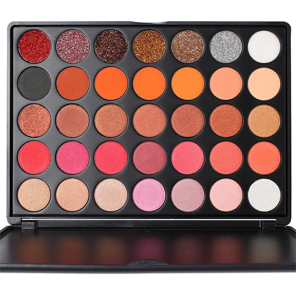 Women's Fashion 35 Colors Eyeshadow Palette Beauty Makeup Shimmer Matte Gift Eye Shadow Cosmetic 0808
Women's Fashion 35 Colors Eyeshadow Palette Beauty Makeup Shimmer Matte Gift Eye Shadow Cosmetic 0808